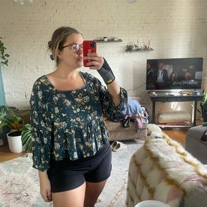 American eagle floral top